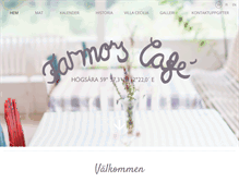 Tablet Screenshot of farmorscafe.fi